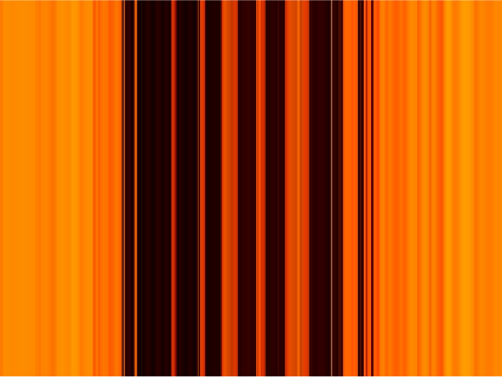 A vibrant striped background featuring bold orange and black streaks, orange and black lines, orange and black gradients